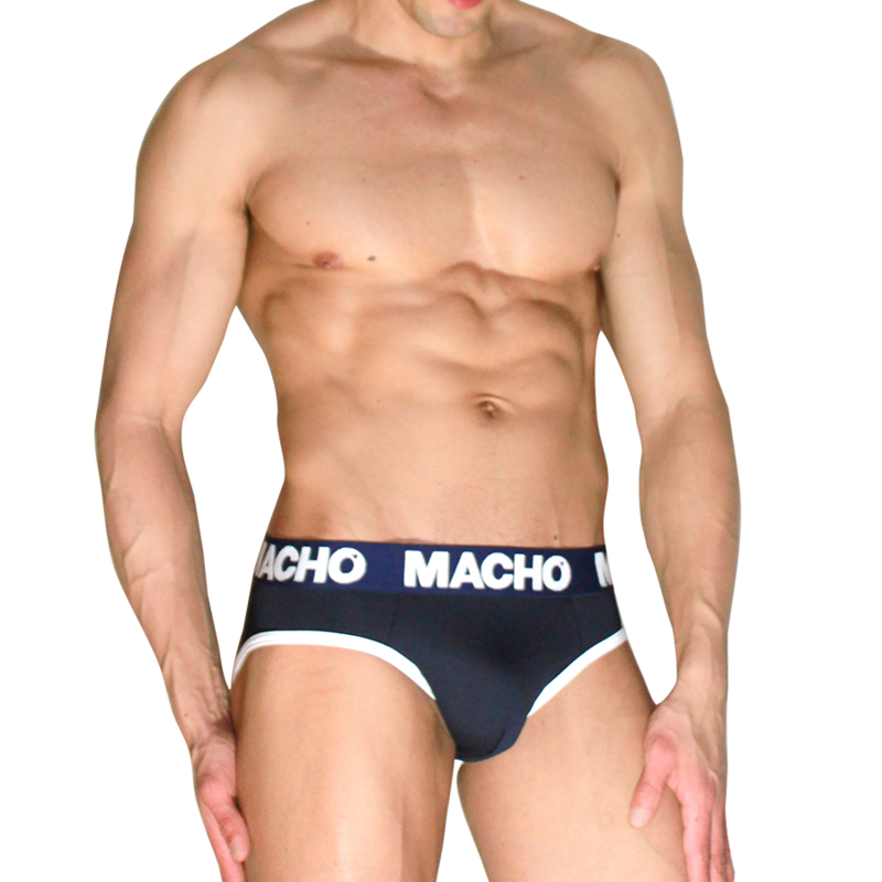 macho mch008 marineblaues klassisches slip schuh s