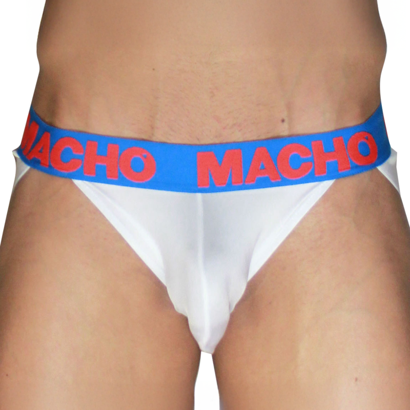 macho mx29az weisser jock + dunkelblau s