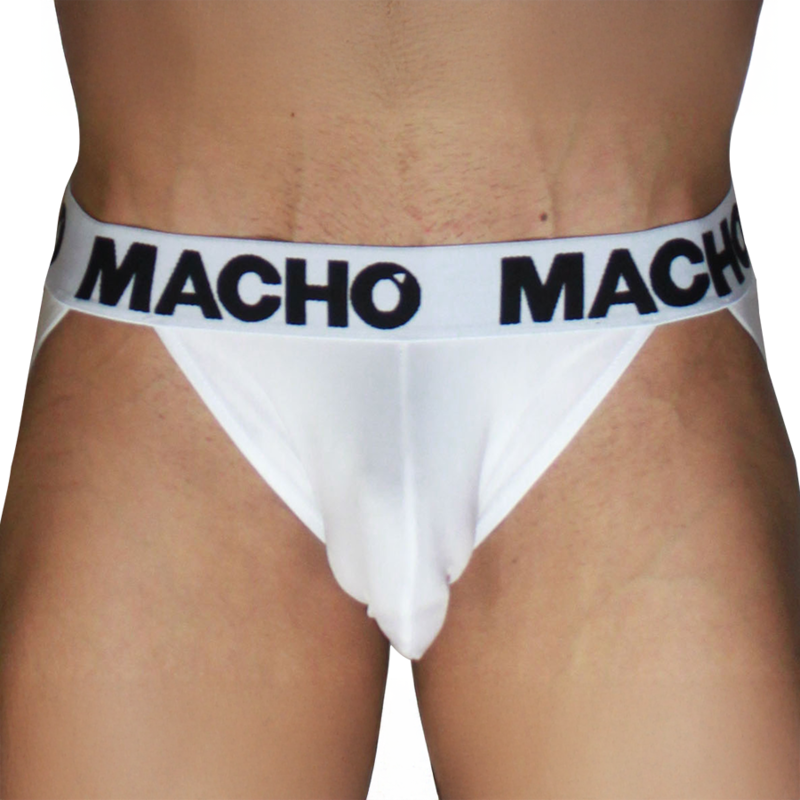 macho mx29bl jock white + white s