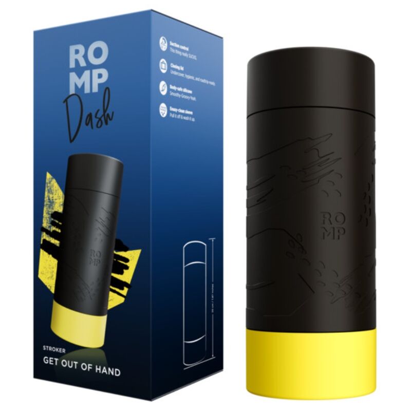 romp dash mÄnnlicher masturbator mit saugregelung 20 cm