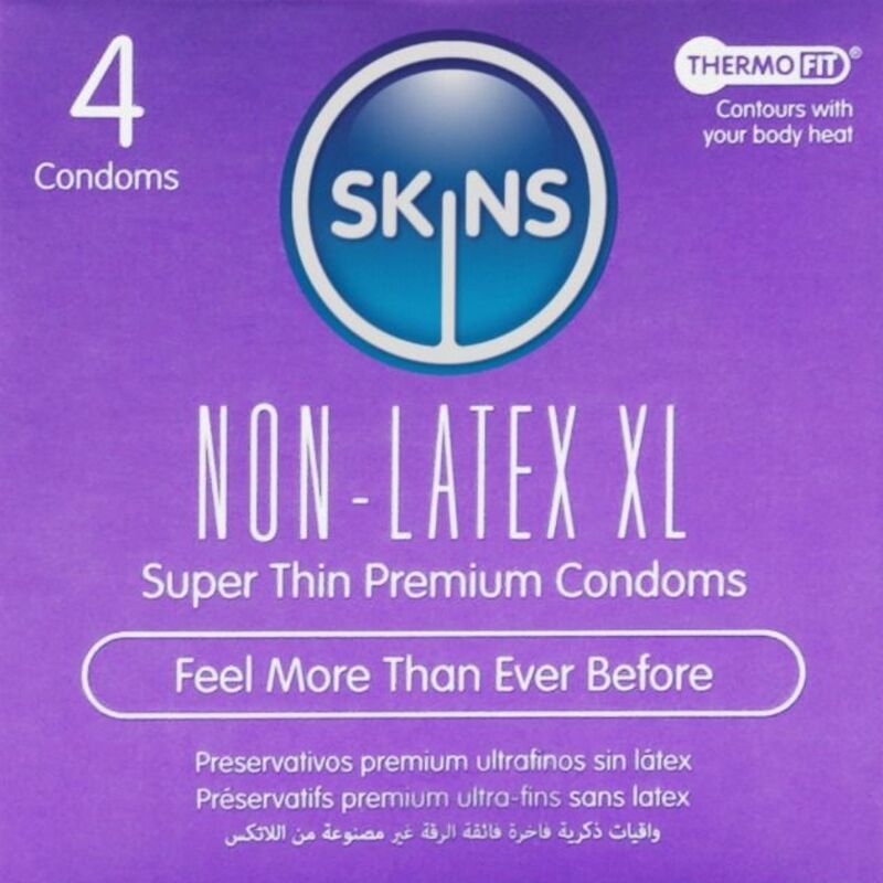 skins latexfreie kondome xl, 4er packung