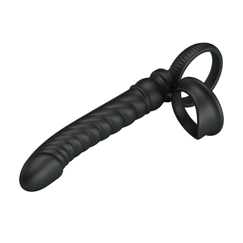 pretty love merritt analvibrator mit ring und vibrationsfunktion, schwarz