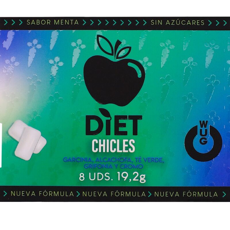 wug diet zuckerfreie, funktionelle minze kaufsÄulchen, 8 stÜck