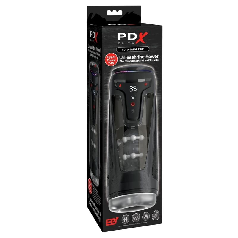 pdx elite moto bator pro thrusting stroker automatischer vibrations und wÄrme masturbator 26,5 cm