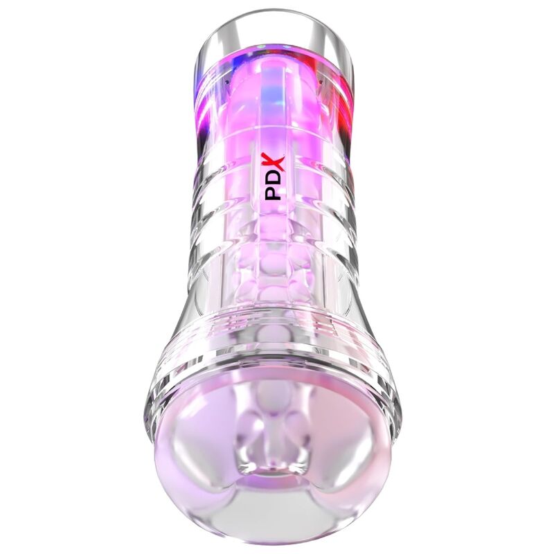pdx elite viewtube xxl led transparent stroker 27,3 cm