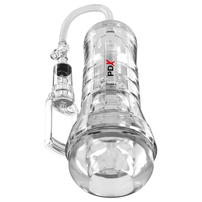 pdx elite viewtube vac xxl transparenter stroker mit saugpumpe 27,3 cm