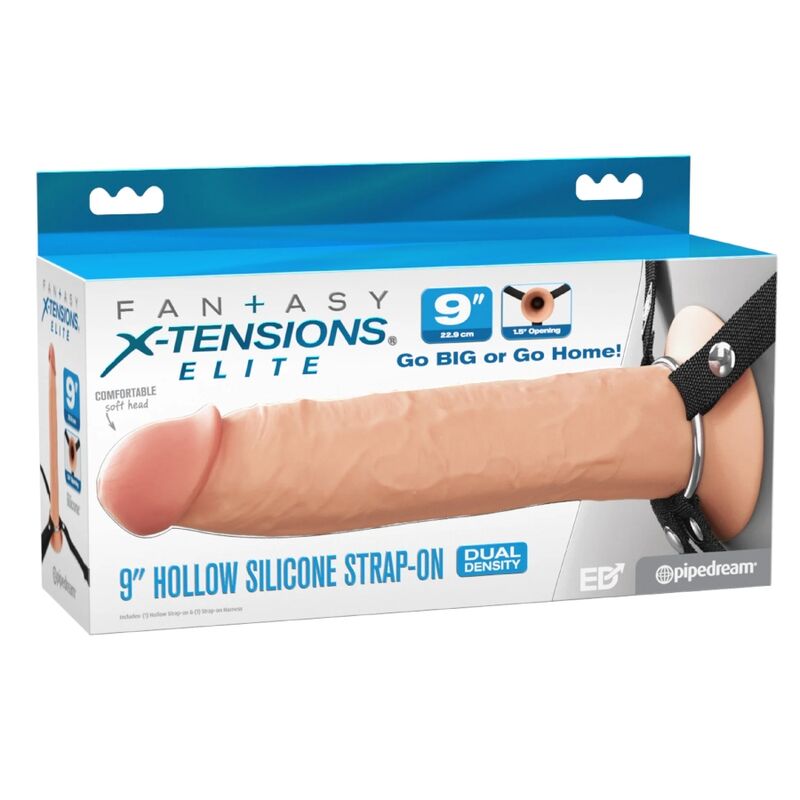 fantasy x tensions elite realistic hollow strap on 24,1 cm