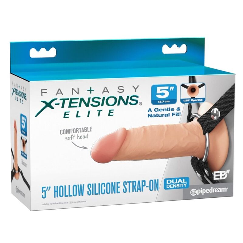 fantasy x tensions elite realistic hollow strap on 12,7 cm