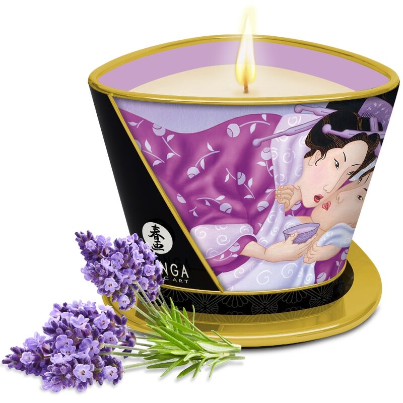 shunga massagekerze lavander 170 ml