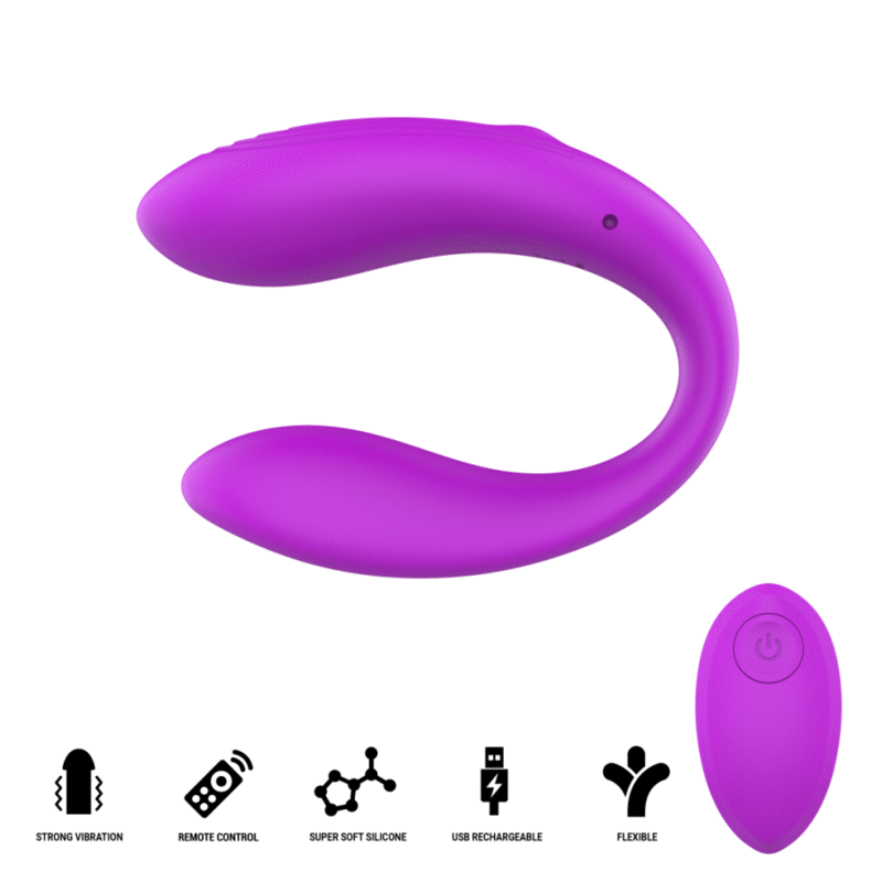 intense nora vibrationsklemmenstimulator lila
