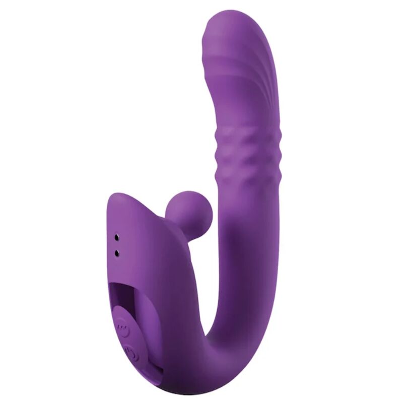 fantasy for her harmoni pro purple g spot clitoral rabbit vibrator
