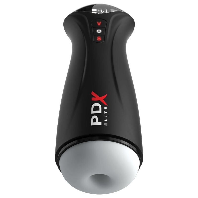 pdx elite fap gasm transparenter mÄnnlicher masturbator mit intermittierender saugung