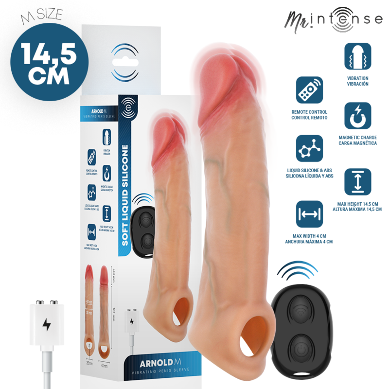 mr intense arnold m ultra realistischer vibrierender penissÄule 14,5 cm Ø 4 cm