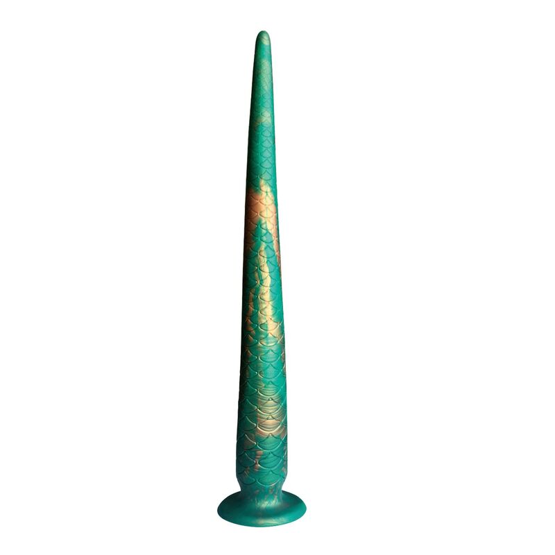 power monsters wildwyrm tail bicolor fantasy silikondildo 47 cm Ø 4 cm
