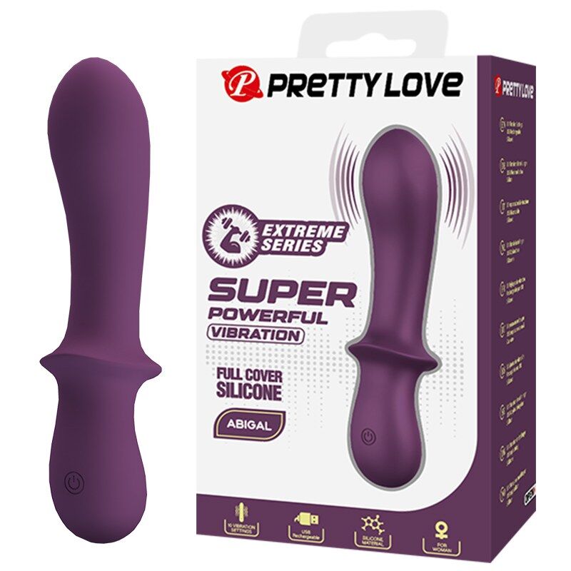 pretty love abigail wiederaufladbarer vibrator mit 10 funktionen, lila