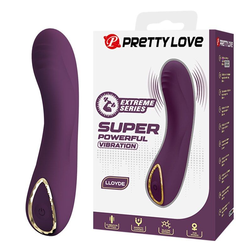 pretty love lloyde wiederaufladbarer vibrator mit 10 funktionen, lila