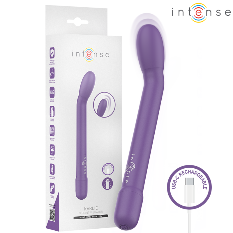 kompakter wiederaufladbarer g punkt vibrator für intensive stimulation intense