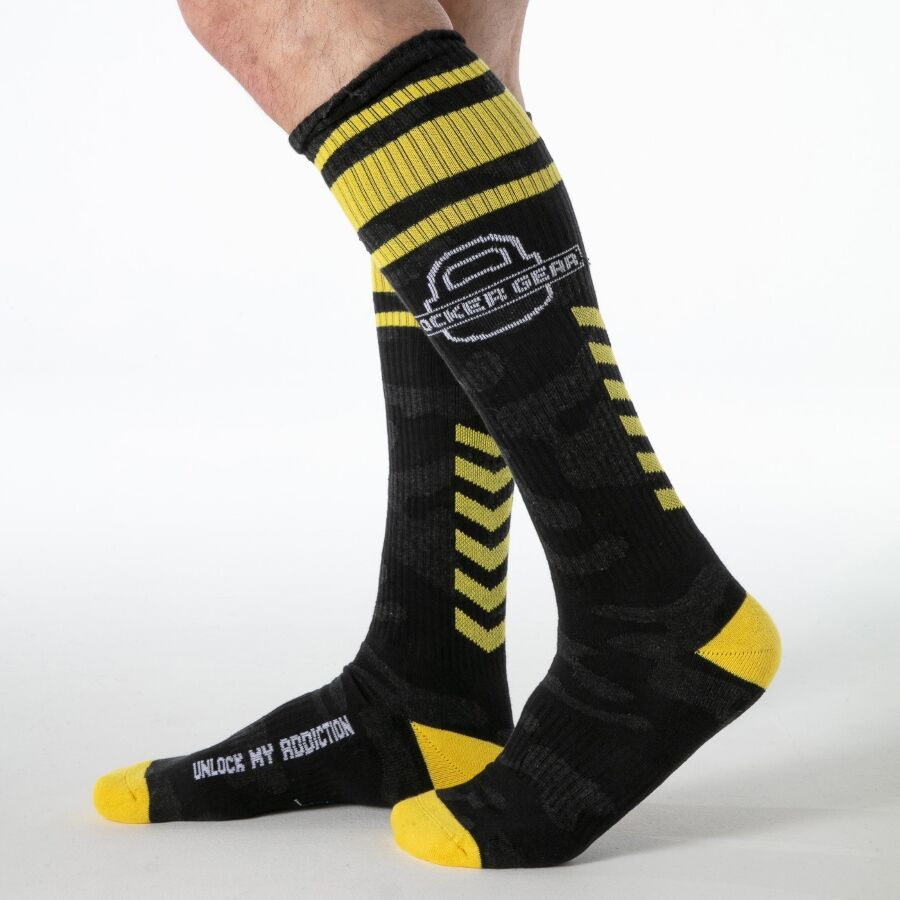 Locker Gear Gelb, Einheitsgrösse Militärische Kniehohe Socken