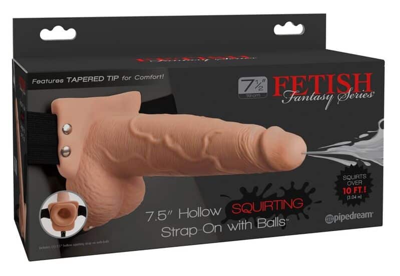 fetish fantasy series serie verstellbares gurt realistischer penis mit spritzenden bllen 19 cm fetish fantasy series serie verstellbares gurt realistischer penis mit spritzenden bllen 19 cm