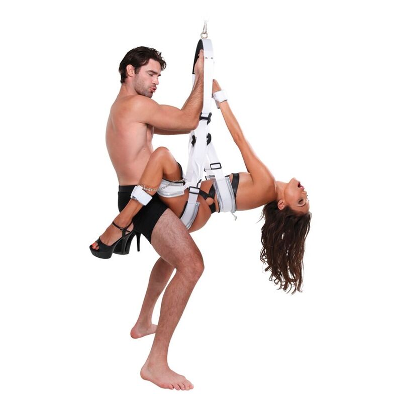 bondage sexschaukel mit fesselringen für variable positionen – fetish fantasy series