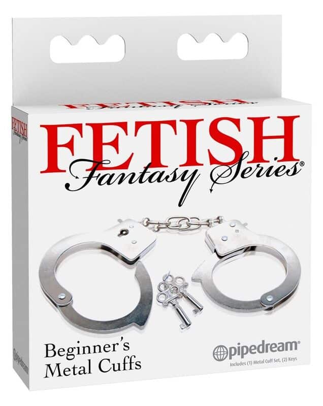 metall handschellen mit schnellverschluss für einsteiger und bdsm spiele – fetish fantasy series