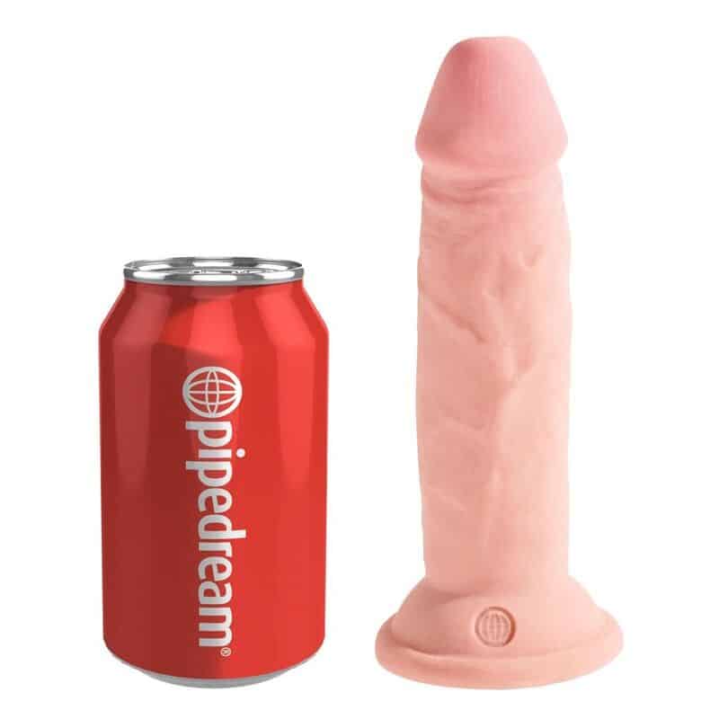realistischer dildo mit starker saugnapf und weicher hülle 15 cm pipedreams