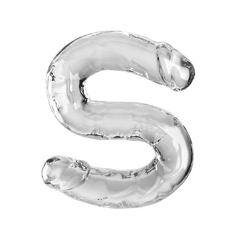 46 cm doppeldildo flexibel realistisch für doppelpenetration king cock