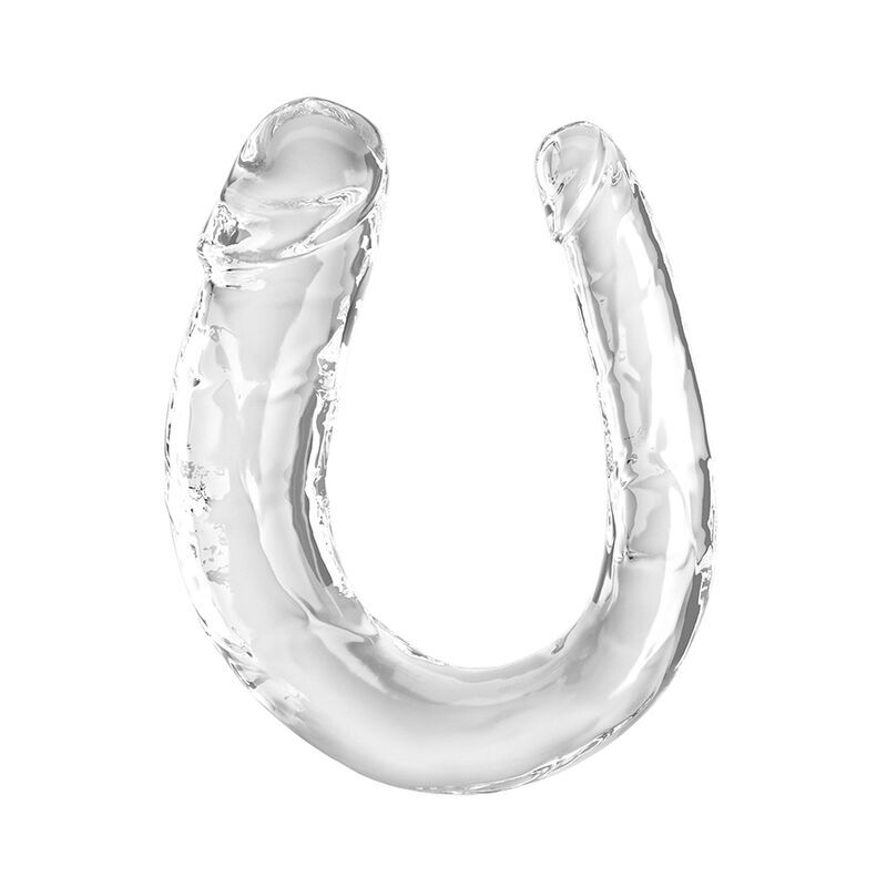 realistischer doppeldildo 33 cm flexibles tpe für doppelpenetration king cock