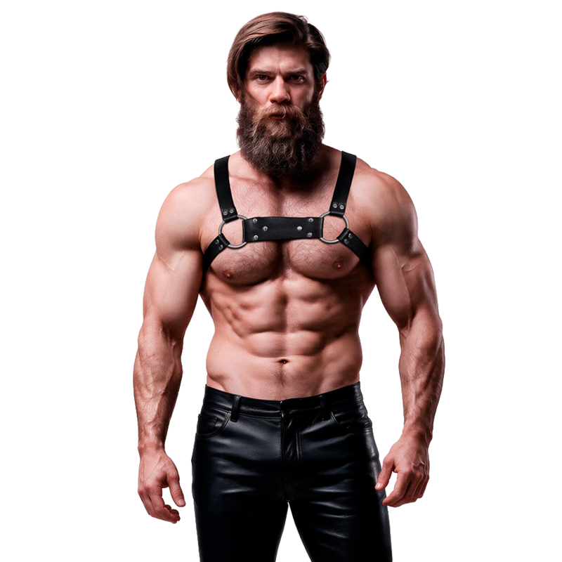 FETISH SUBMISSIVE ATTITUDE Bulldog Herren Harness M/L