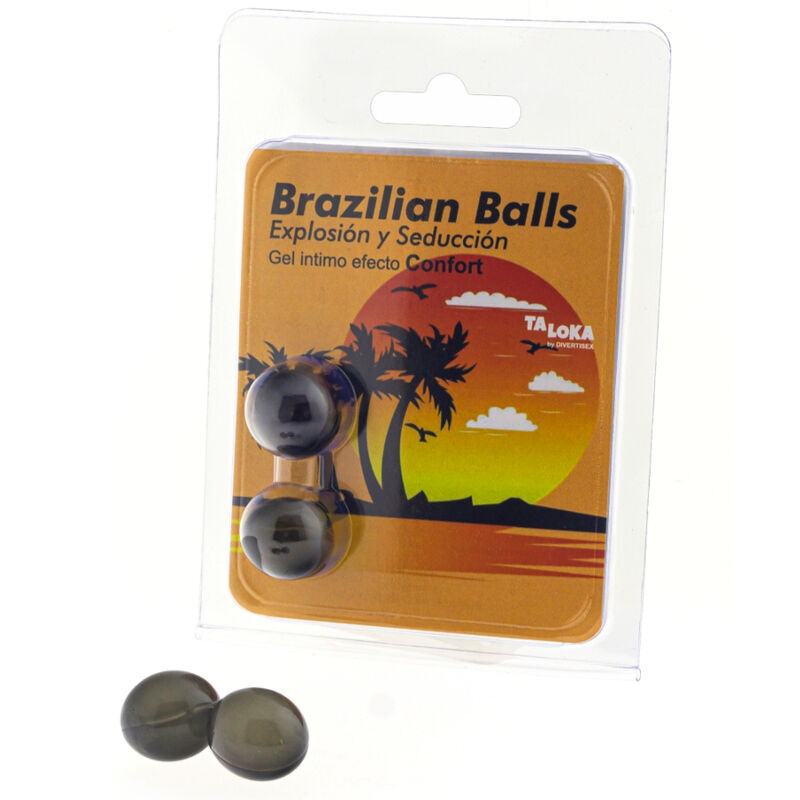 TALOKA Brazil Kugeln mit Massageöl, 2 Stück
