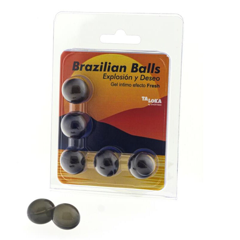 TALOKA Fresh Effect Gleitgel in 5 Brazilian Balls