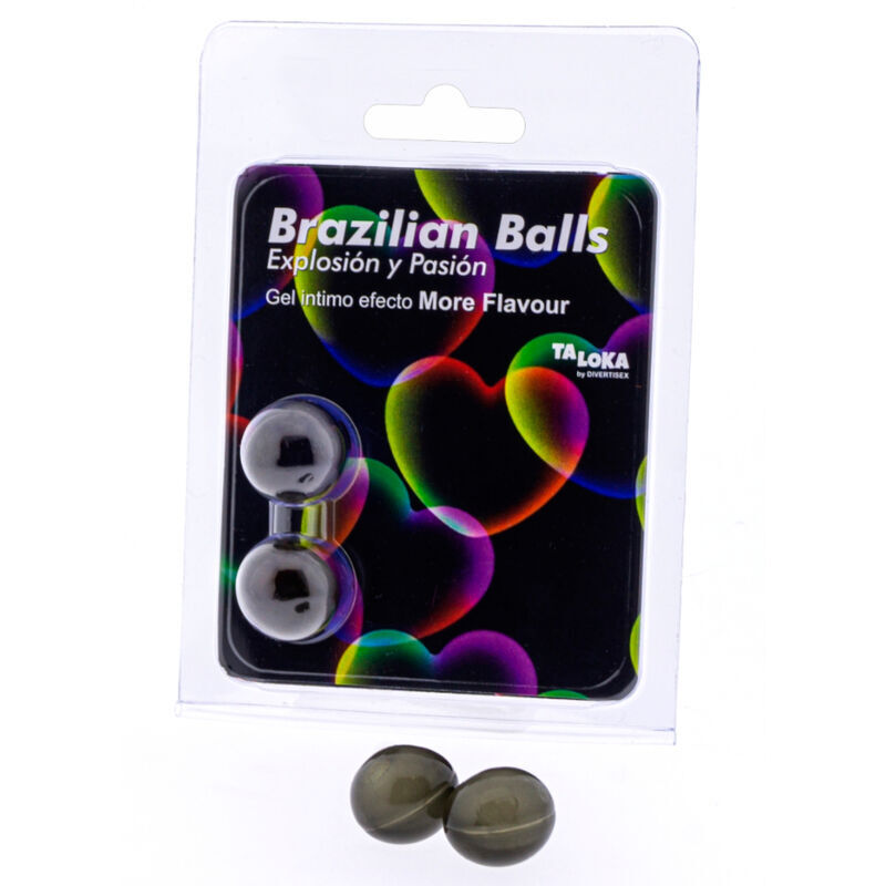 TALOKA Brazilian Balls mit Gleitgel, 2 Stück