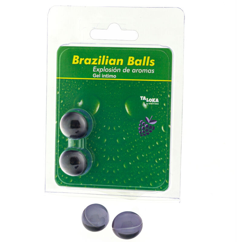 TALOKA Gleitgel in Brazilian Balls mit Beerenaroma
