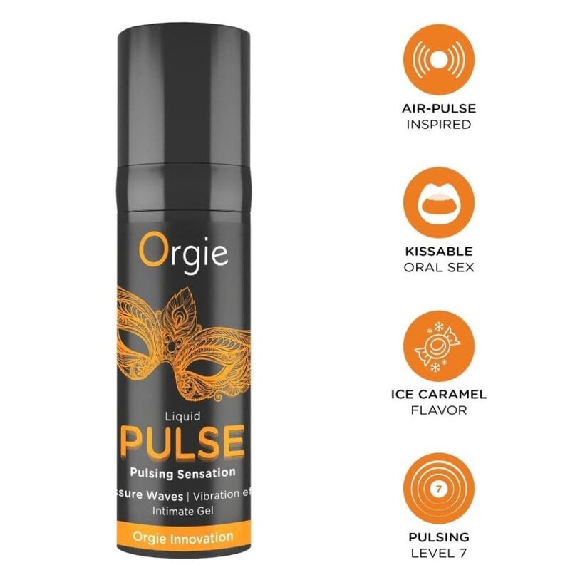 ORGIE Pulse kuschbare Intimgel, 15 ml