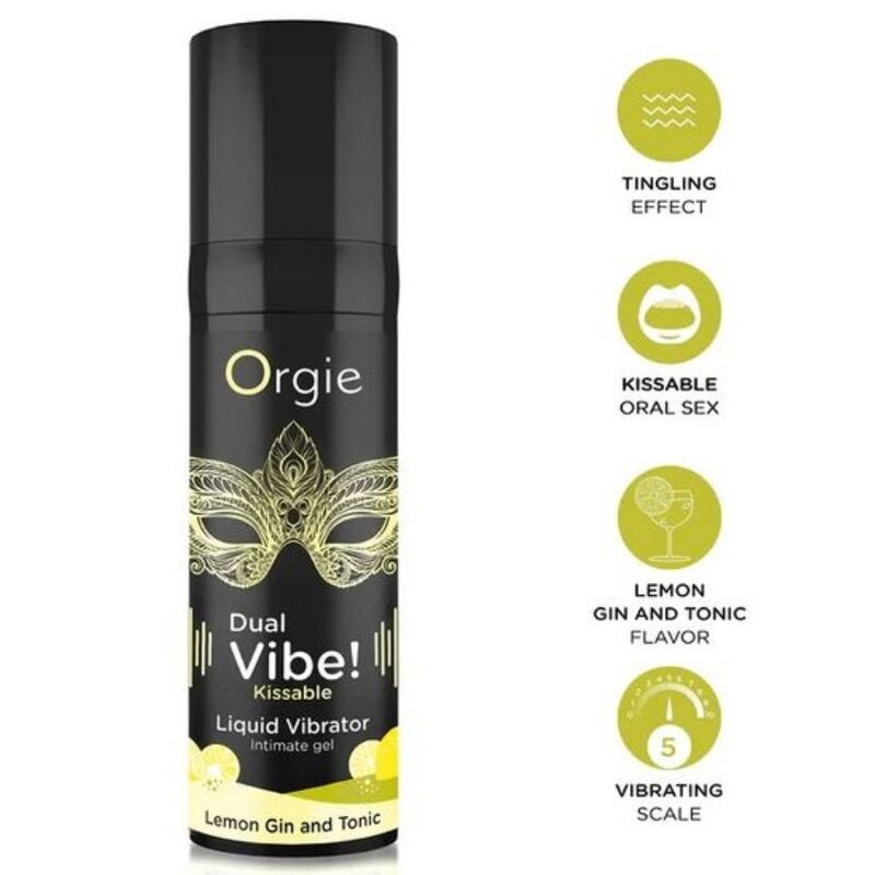 ORGIE Dual Vibe Stimulationsgel Lemon Gin and Tonic, 15 ml