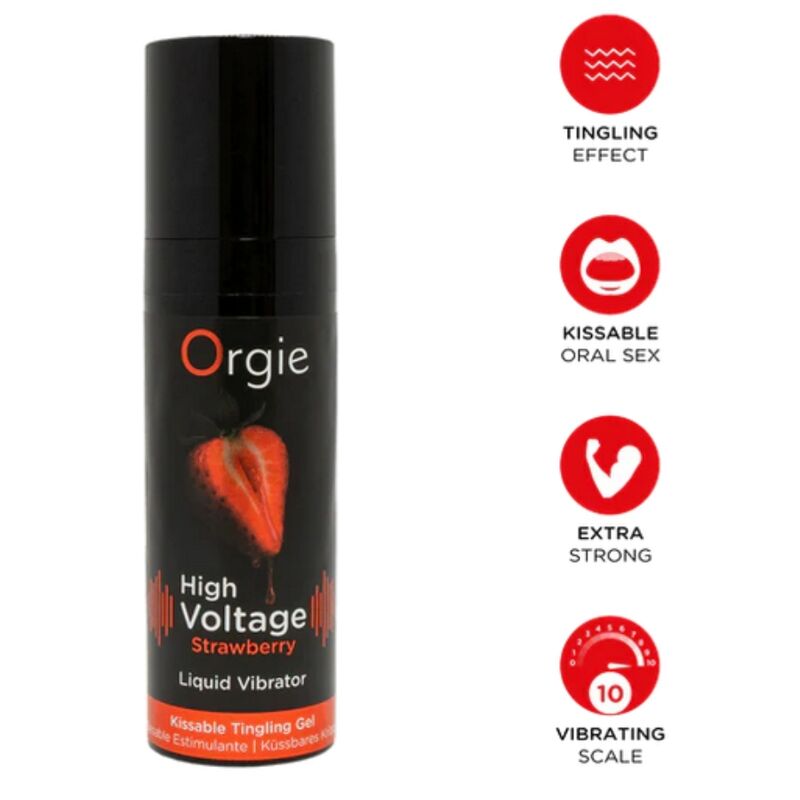 ORGIE High Voltage Stimulationsgel Erdbeere, 15 ml