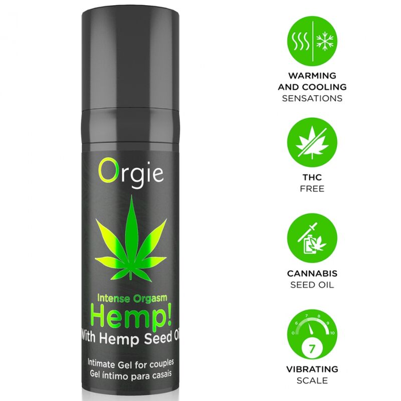 ORGIE HEMP! Intimgel für Paare, 15 ml