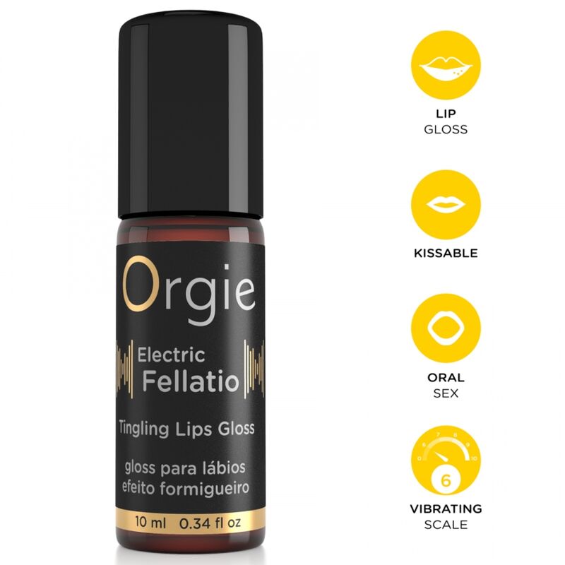 ORGIE Electric Lipgloss mit prickelnder Sensation, 10 ml