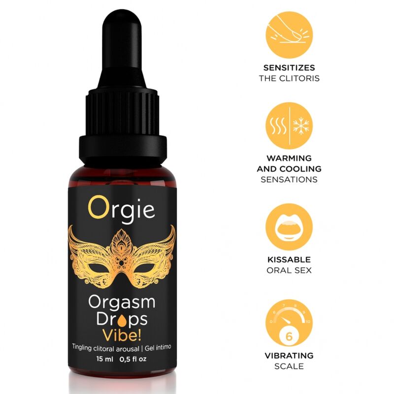 ORGIE Orgasm Drops Vibe, stimulierende Tropfen, 15 ml