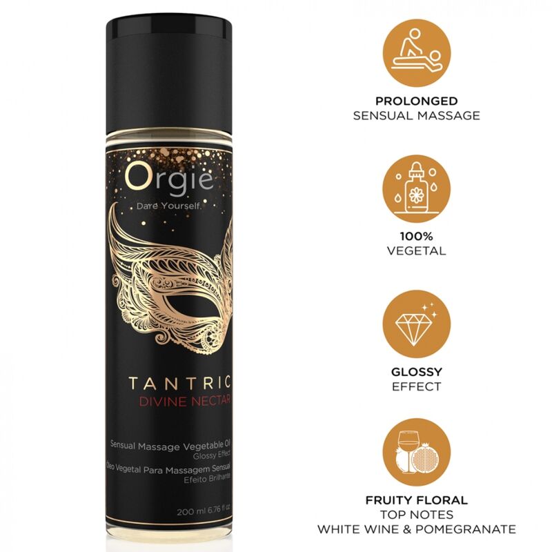 ORGIE Tantric Divine Nectar Massageöl 200 ml