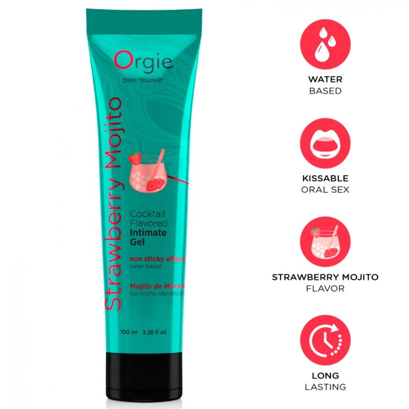 ORGIE Strawberry Mojito Gleitgel auf Wasserbasis 100 ml
