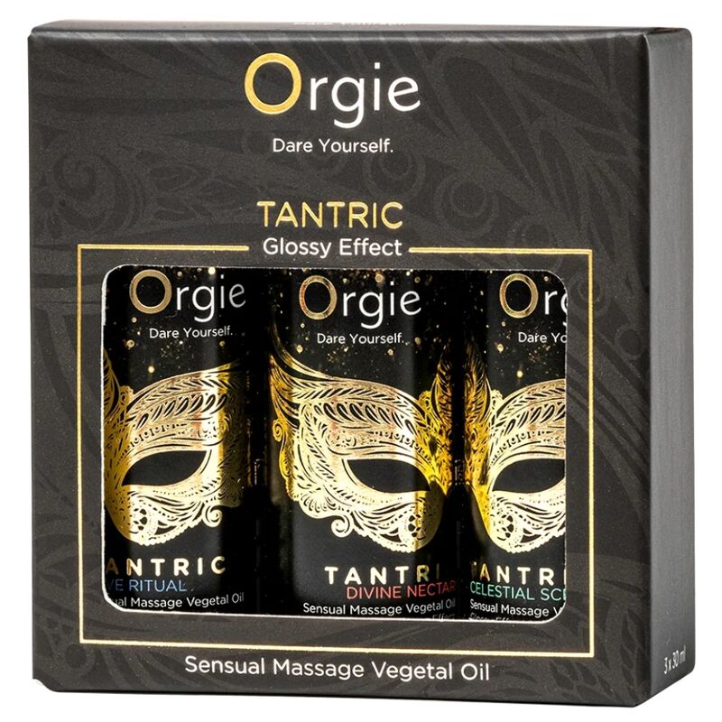 ORGIE Tantric Massageöl Set, 3 × 30 ml