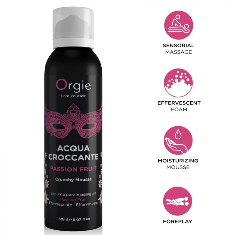 ORGIE Acqua Croccante Massage Mousse, 150 ml
