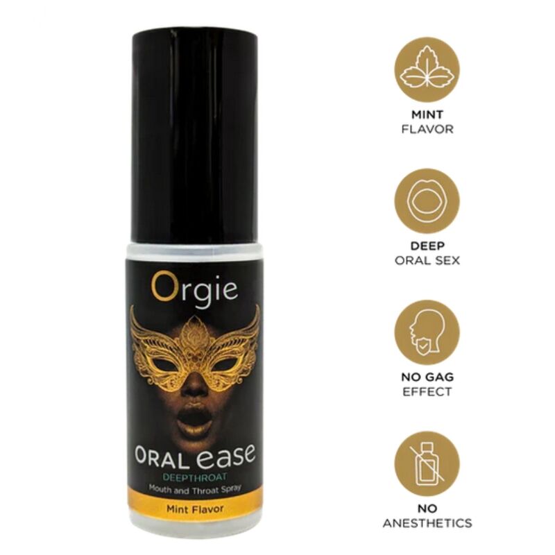 ORGIE Oral Ease Mund- und Rachenspray mit Minze