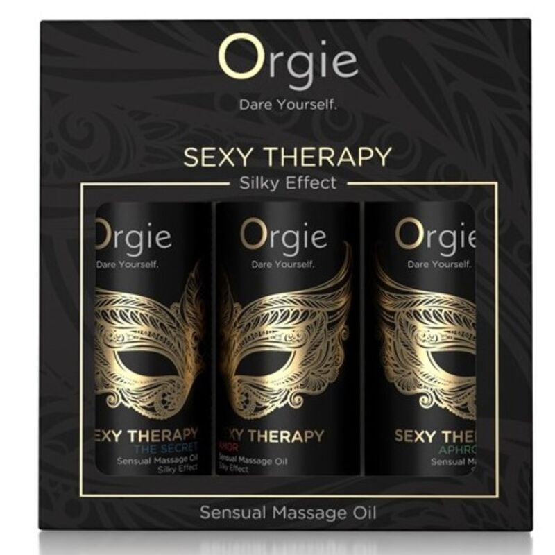 ORGIE Sexy Therapy Massageöl Set, 3 x 30 ml