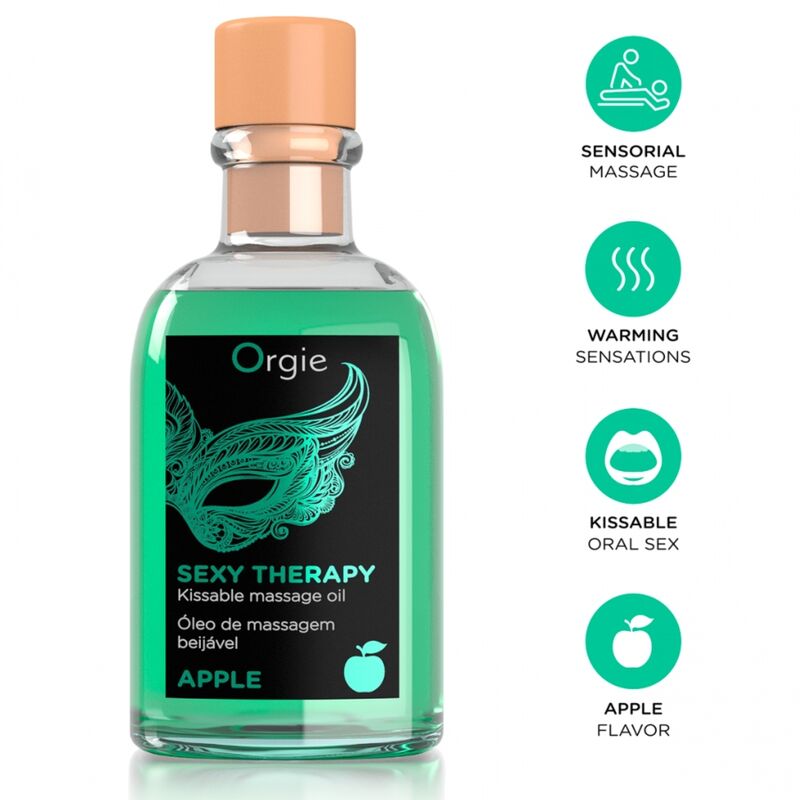 ORGIE Lips Massage Geschenkset mit Massageöl