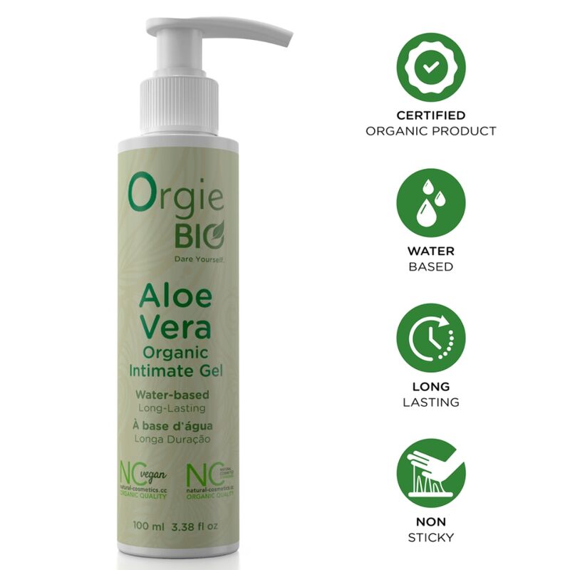 ORGIE BIO Aloe Vera Gleitgel auf Wasserbasis, 100 ml