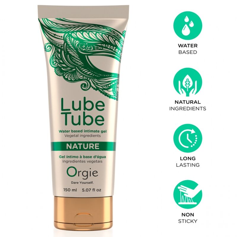 ORGIE Nature Gleitgel auf Wasserbasis, 150 ml