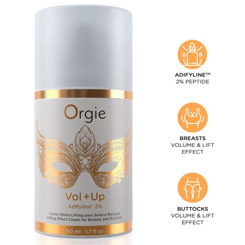 ORGIE Vol+Up Creme für Brust und Gesäßhaut, 50 ml
