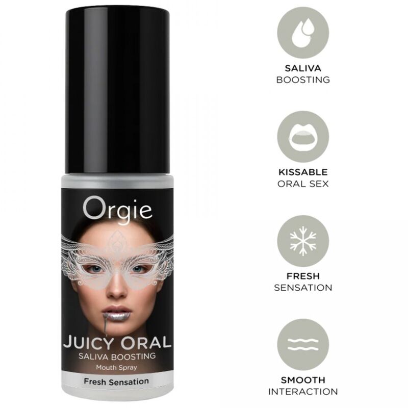 ORGIE Juicy Mundspray mit Minzgeschmack, 15 ml